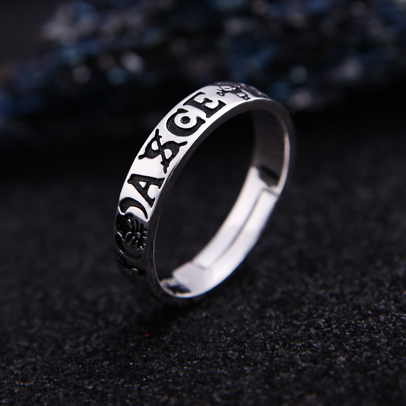 Jewelry Silver Solid Color Unisex Plating Ring