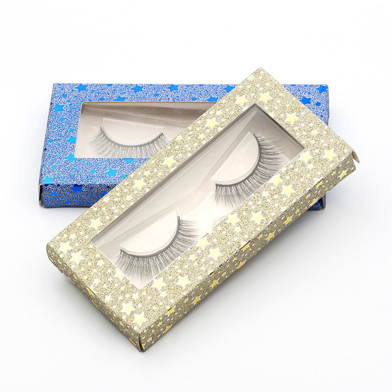 Color Multi-color Optional Packaging Rectangular Window Eyelashes Box Without Support