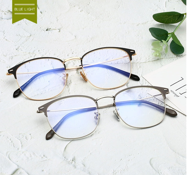 Fashionable boys girls anti blue ray glasses retro glasses for unisex