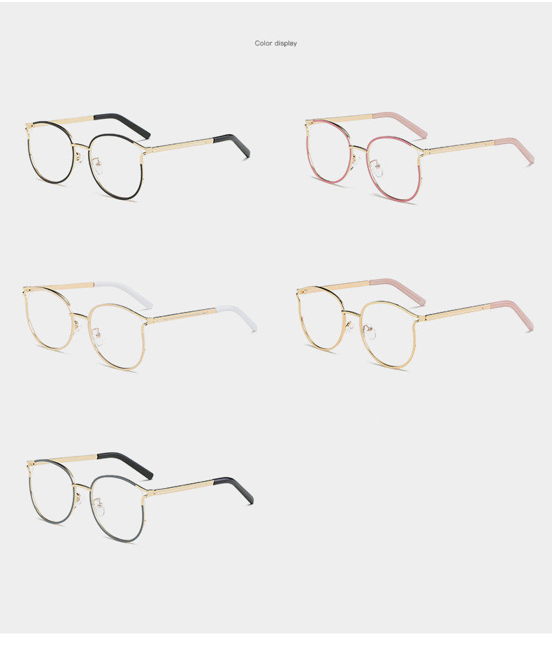 European and American flat glasses metal hollow glasses
