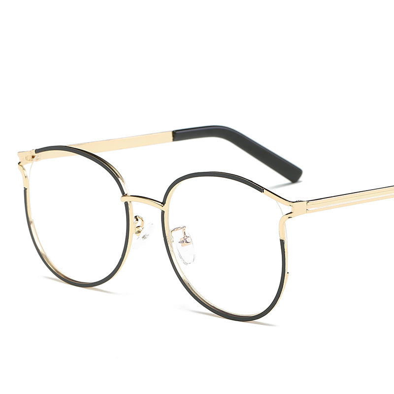 European and American flat glasses metal hollow glasses