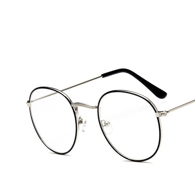 Woman Men Glasses Retro Round Glasses Frame
