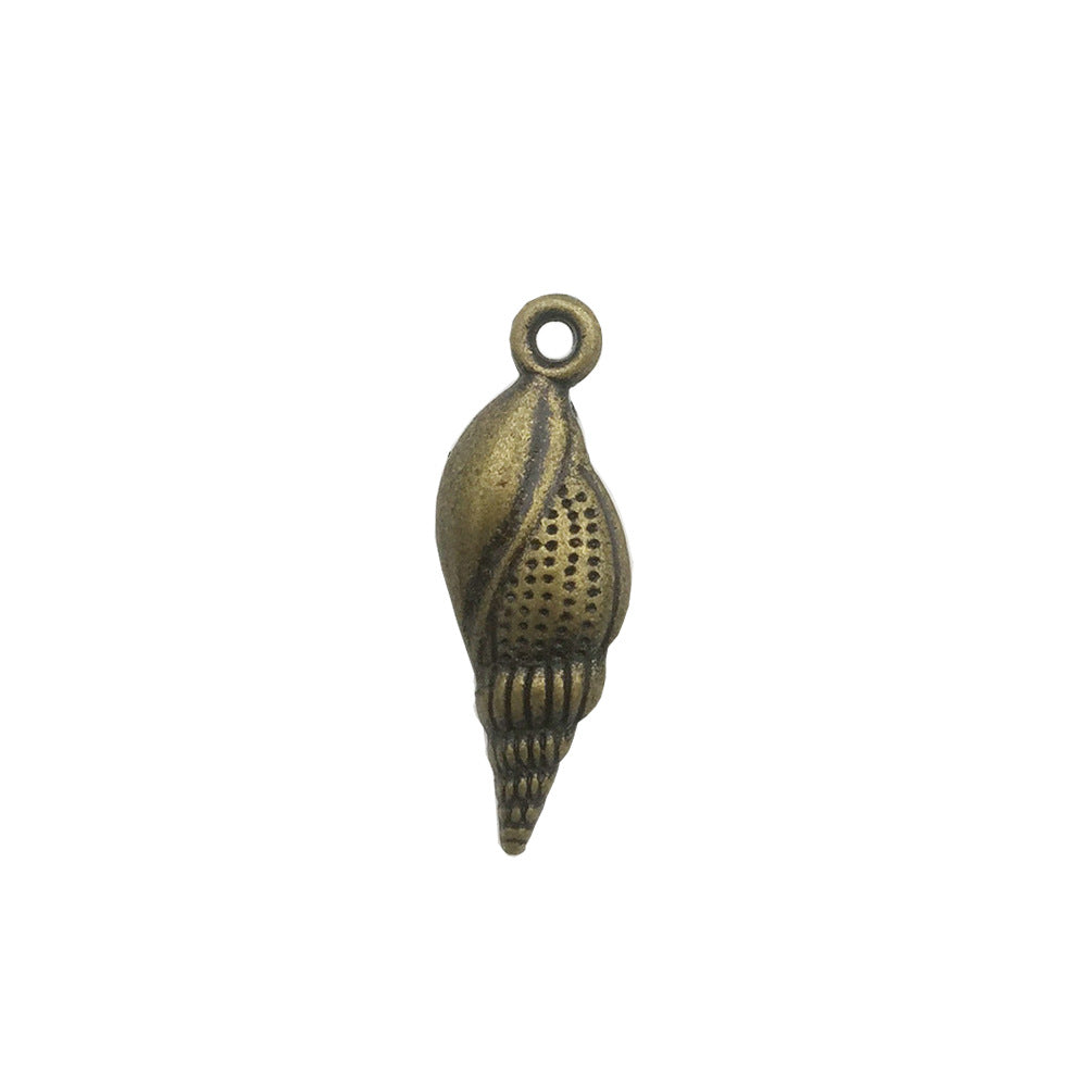 Retro Tibetan Silver Antique Brass Alloy DIY Accessories Marine Turtle Shell Necklace Bracelet Jewelry
