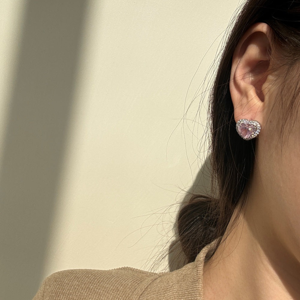 S925 Sterling Silver Stud Earrings For Women