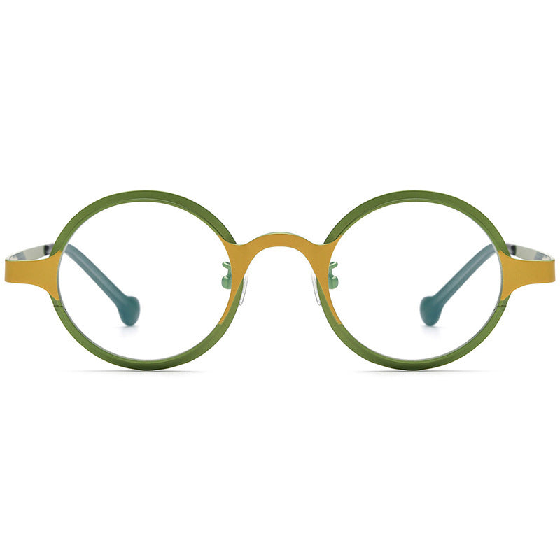 Unisex Vintage Round Versatile Glasses