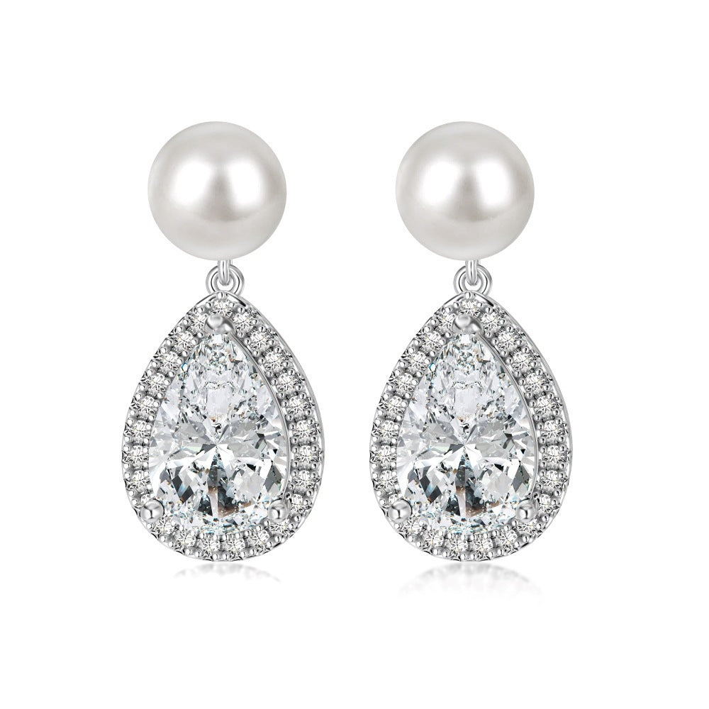 S925 Sterling Silver Stud Earrings For Women