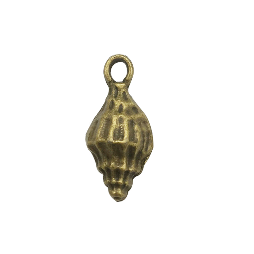 Retro Tibetan Silver Antique Brass Alloy DIY Accessories Marine Turtle Shell Necklace Bracelet Jewelry