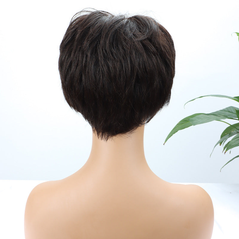 Women's Wig Sheath Texture Hot Dyeing
