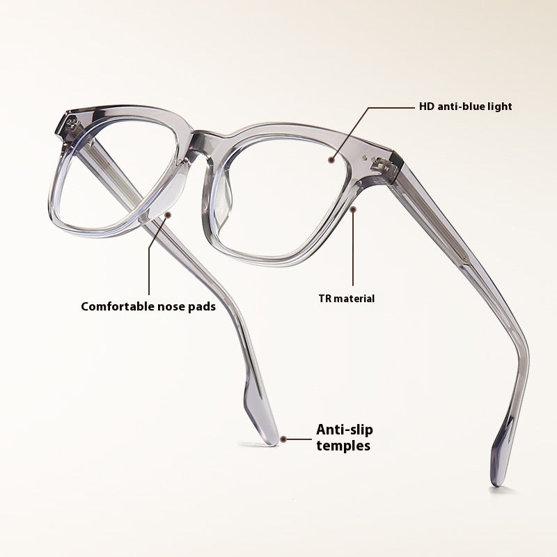 Large Frame TR90 Glasses Myopia Degrees