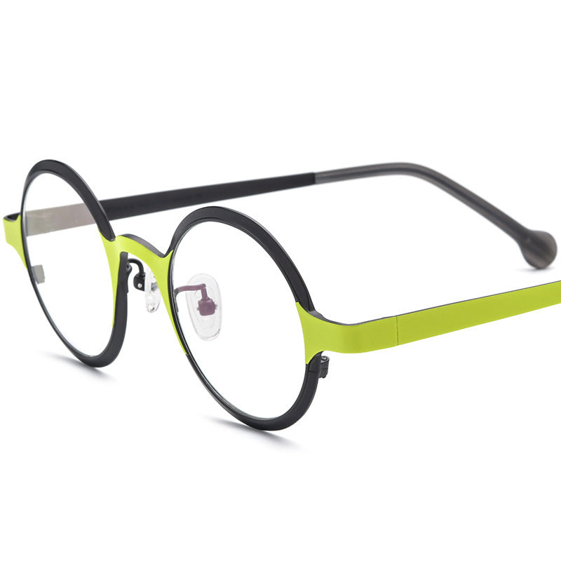 Unisex Vintage Round Versatile Glasses