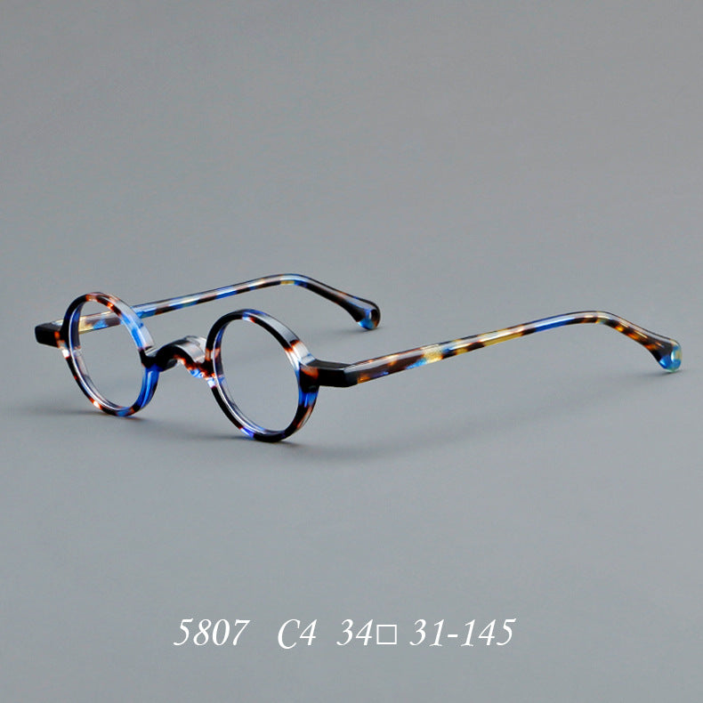 Acetate Frames Retro Round Glasses