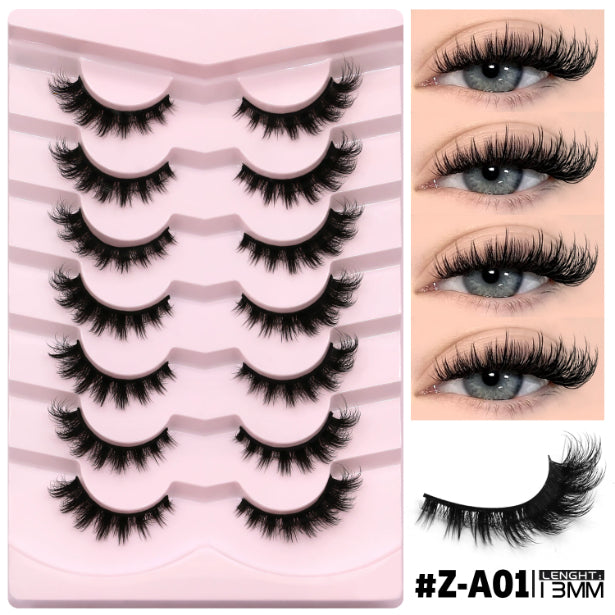 Natural False Eyelashes Without Eyeliner