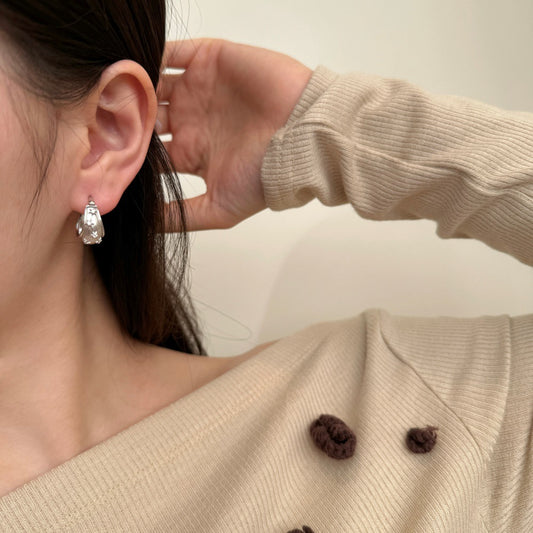 S925 Sterling Silver Stud Earrings For Women