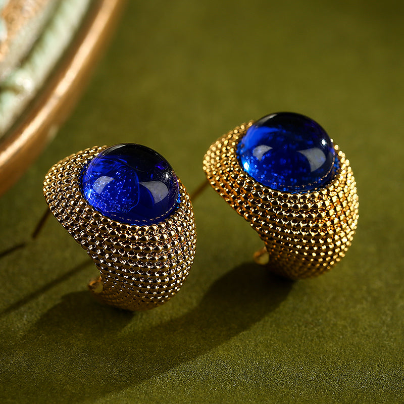 Crystal Silver Pin Earrings Women