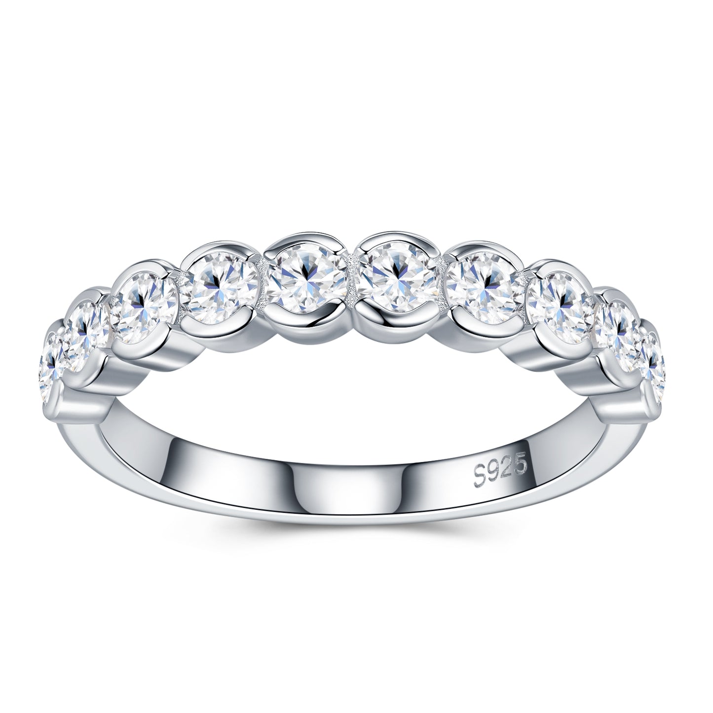 A Luxurious And Fashionable Minimalist Jewelry Ring For Women Featuring A 0.1-carat Top-quality Morganite, Made Of S925 Silver Electroplated With Platinum.