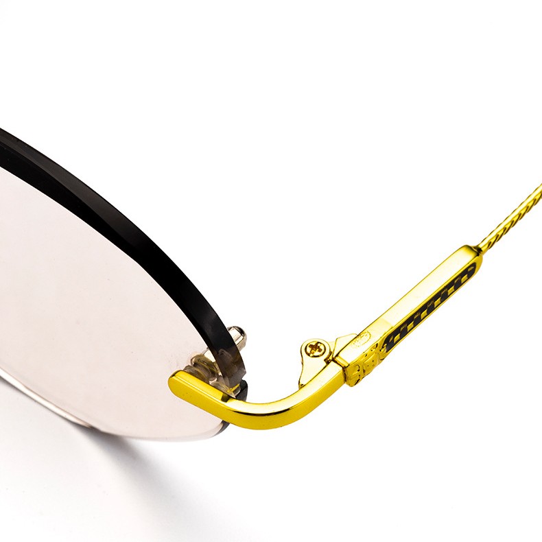 Red Leaf Crystal Glasses Frameless