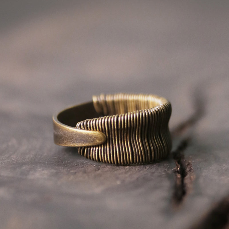 Craft Retro And Old Personality Ring Punk Jewelry Men And Women Trendy Models
