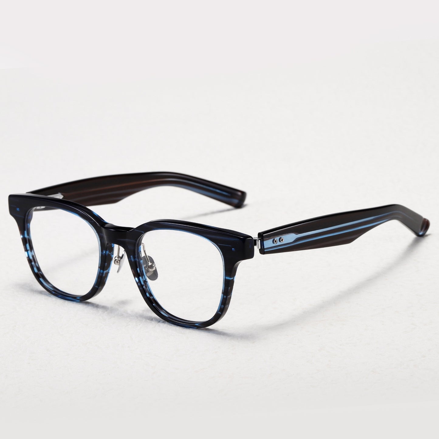 Anti-slingshot Fashion Glasses Frame Without Face Clip Plate Pure Titanium Glasses Rim