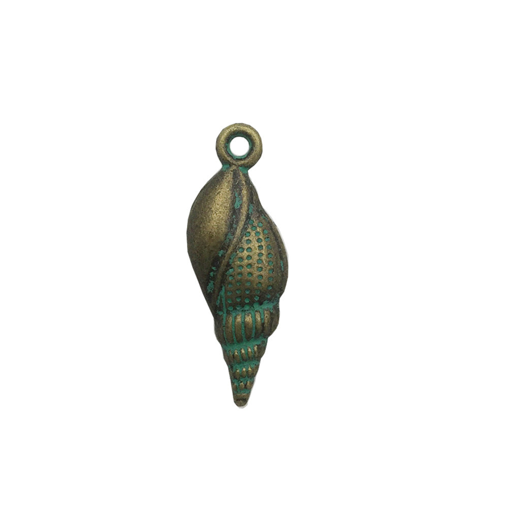 Retro Tibetan Silver Antique Brass Alloy DIY Accessories Marine Turtle Shell Necklace Bracelet Jewelry