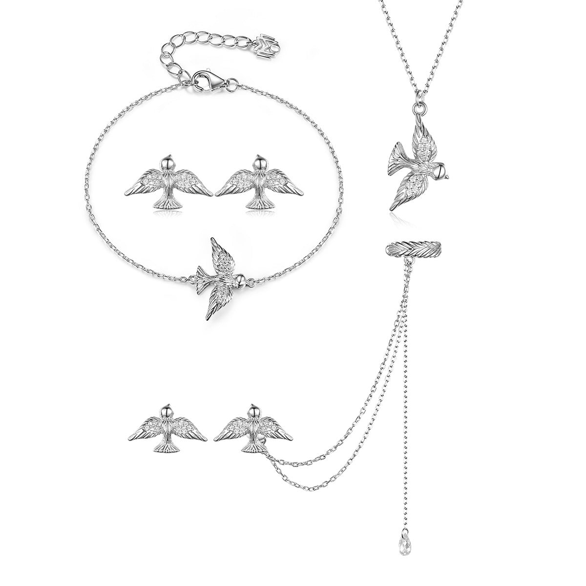 925 Sterling Silver Light-luxury, High-end Jewelry For Women