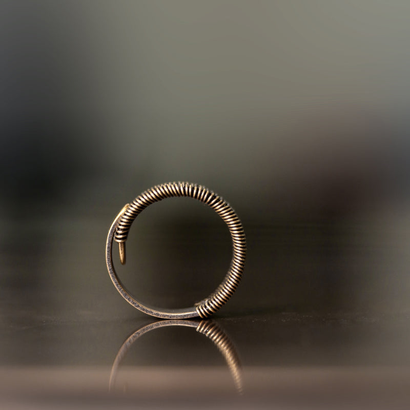 Craft Retro And Old Personality Ring Punk Jewelry Men And Women Trendy Models