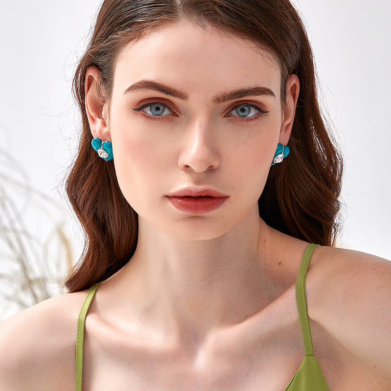 Fashion Personality Love Heart Earrings Women