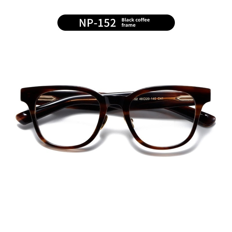 Anti-slingshot Fashion Glasses Frame Without Face Clip Plate Pure Titanium Glasses Rim