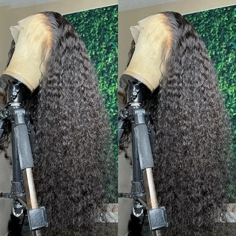 Creative Fashion Front Lace Black Long Curly Hair