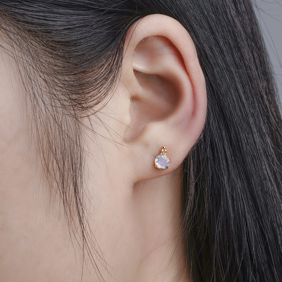 Natural Elongated Stone Earrings For Women