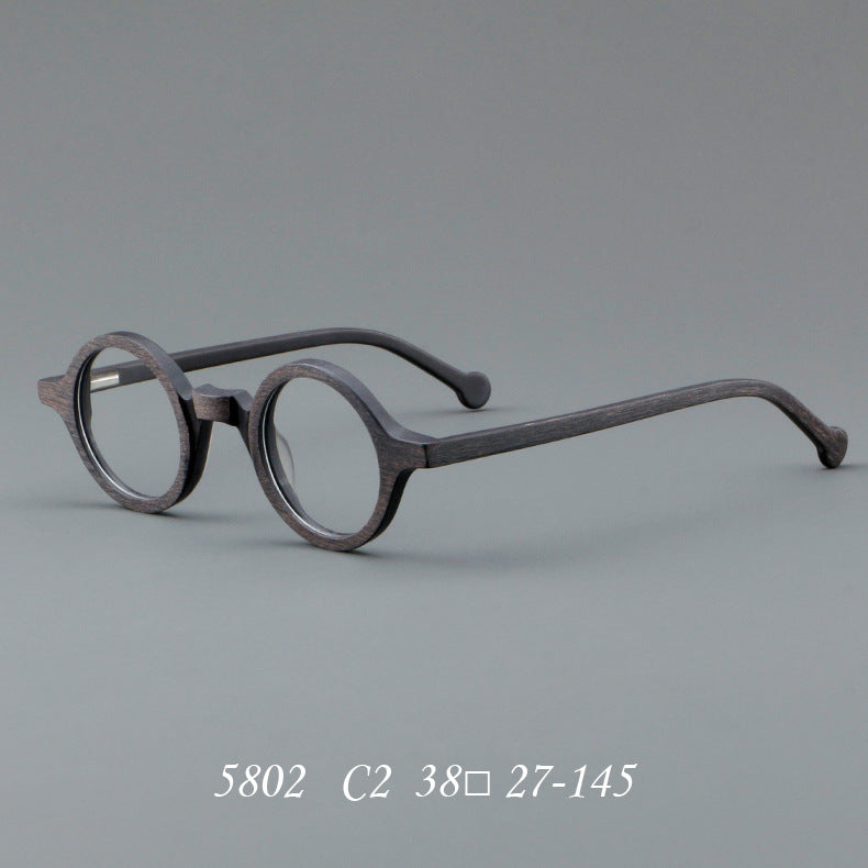 Plate wood grain glasses frame retro art new glasses