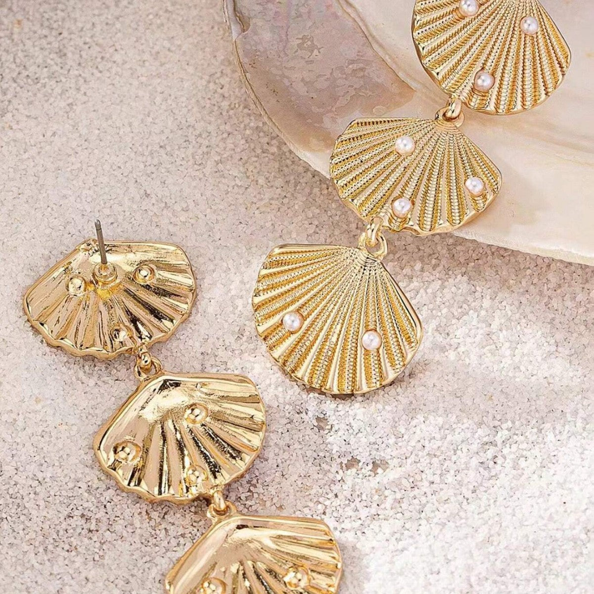 Metal Shell Artistic Minimalist Ear Cuff