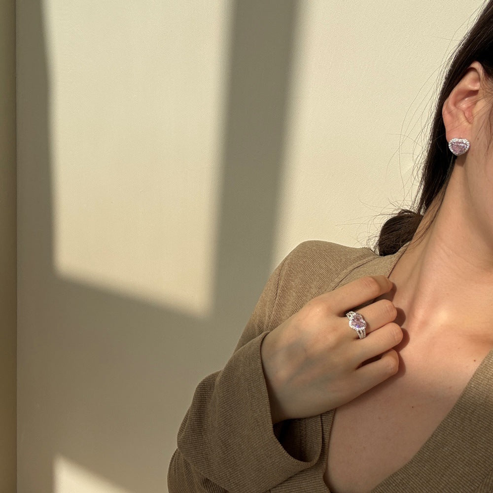 S925 Sterling Silver Stud Earrings For Women