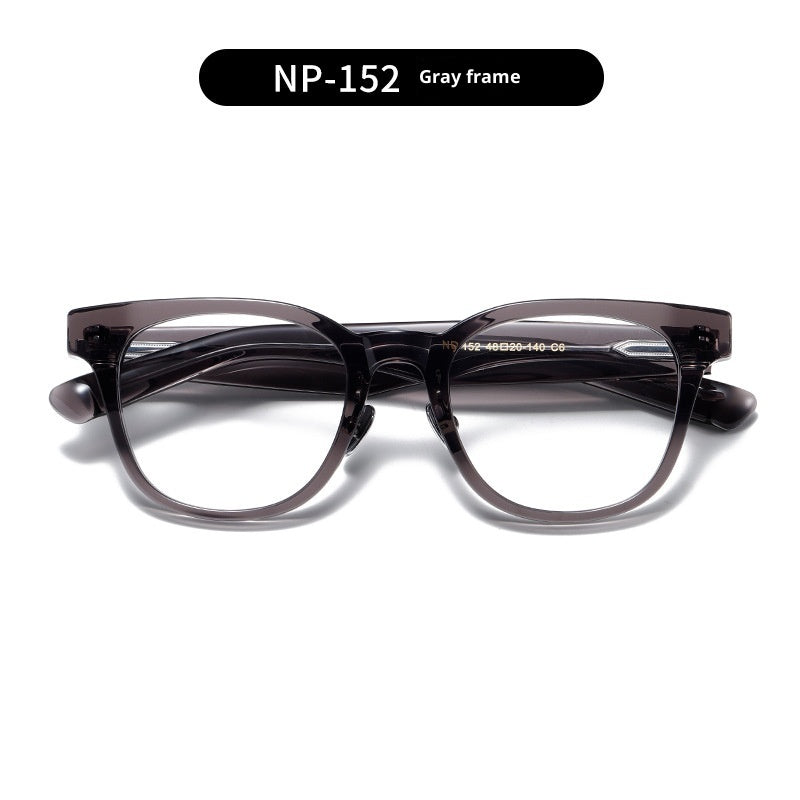 Anti-slingshot Fashion Glasses Frame Without Face Clip Plate Pure Titanium Glasses Rim