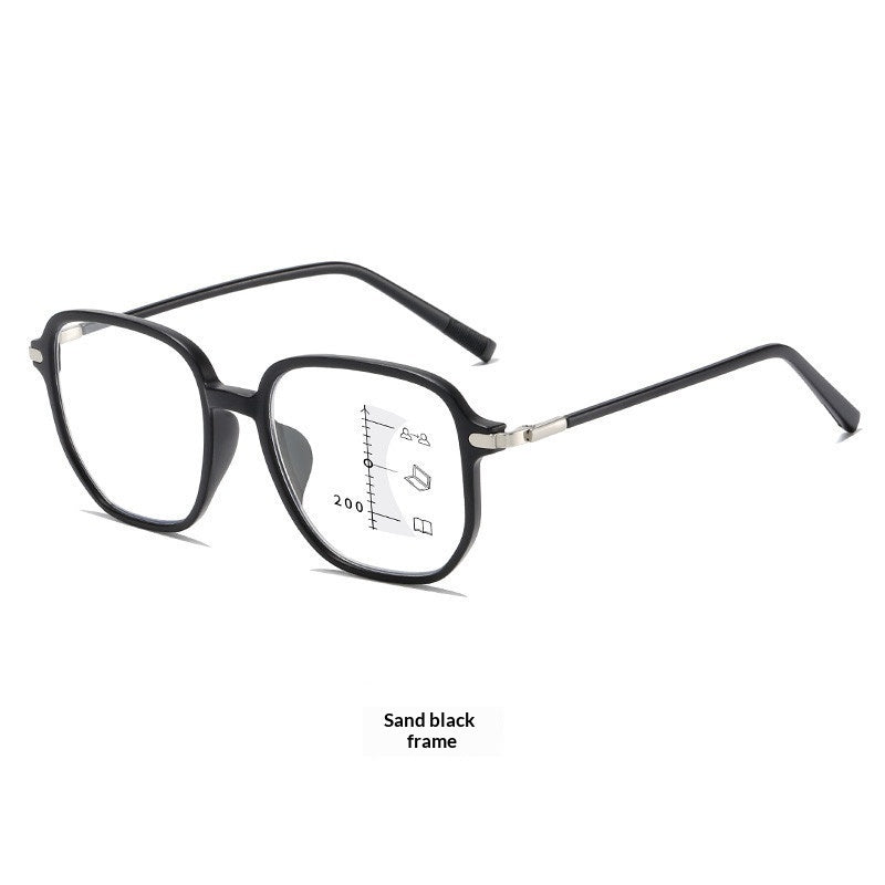 Blue-light-blocking High-definition Multifocal Photochromic Reading Glasses