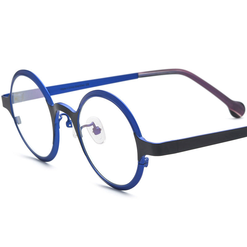 Unisex Vintage Round Versatile Glasses