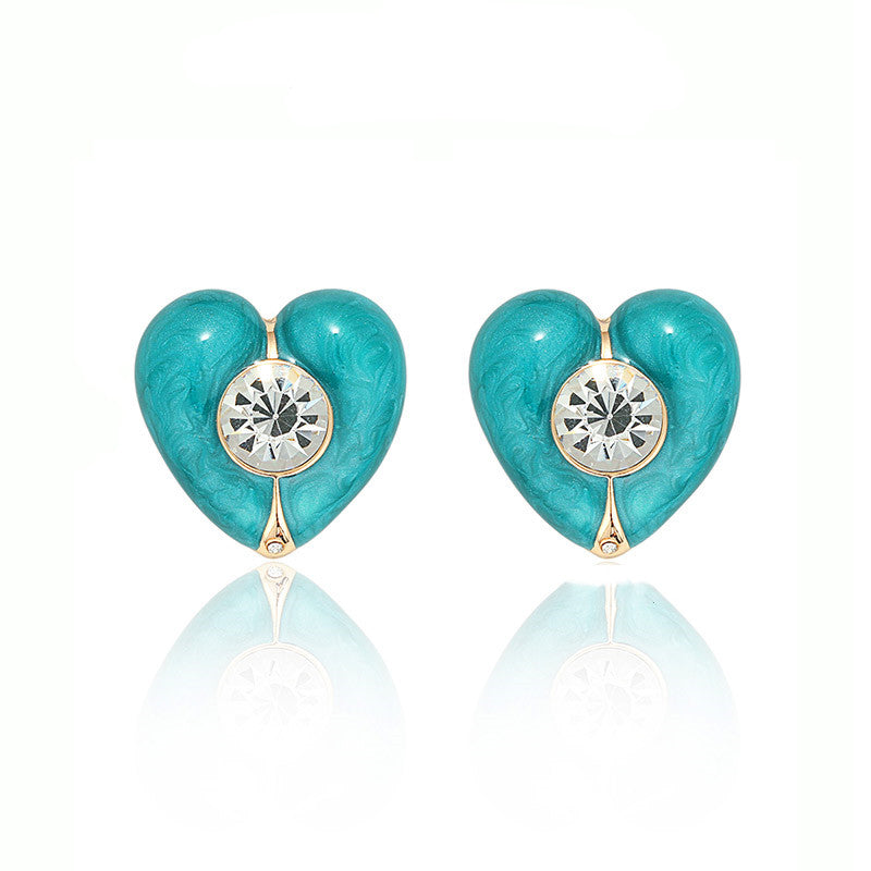 Fashion Personality Love Heart Earrings Women