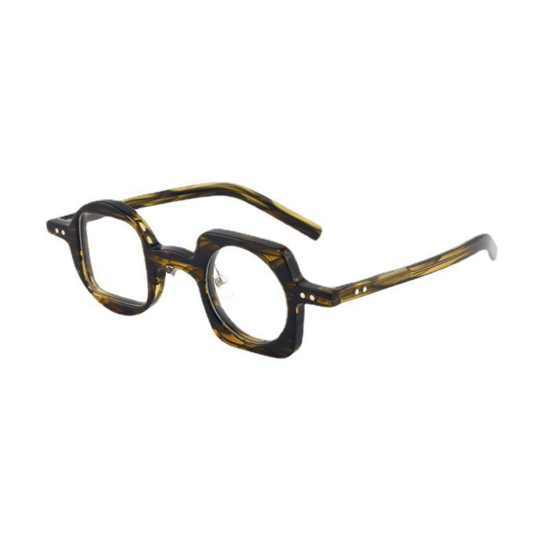 Leopard Print Vintage Acetate Glasses Frame