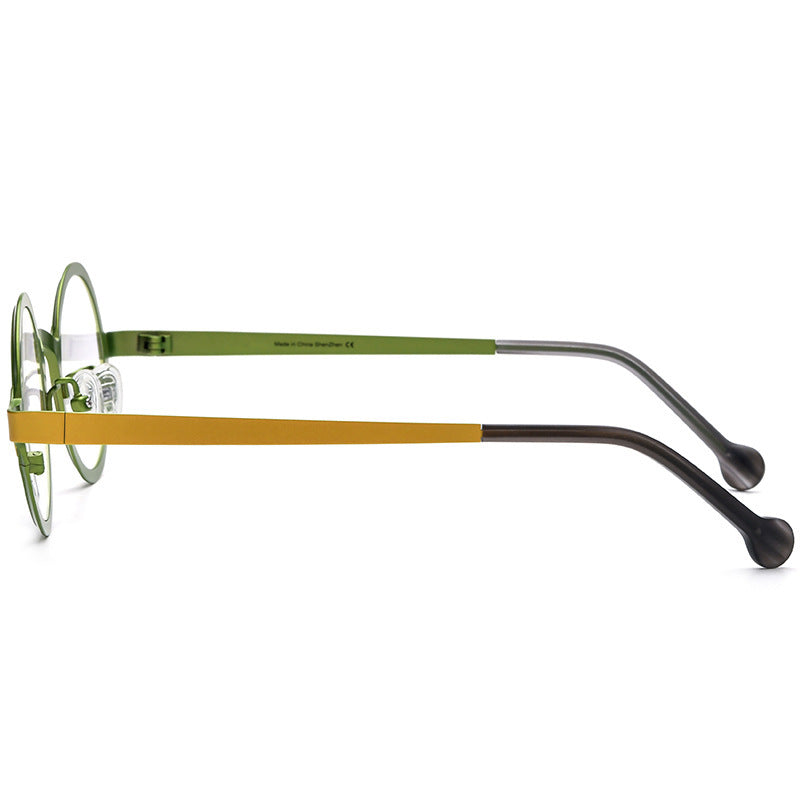 Unisex Vintage Round Versatile Glasses
