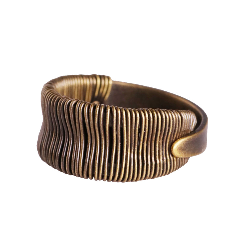 Craft Retro And Old Personality Ring Punk Jewelry Men And Women Trendy Models